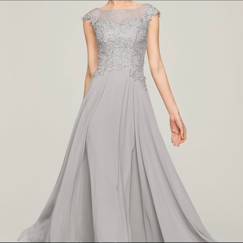 Mother of the Bride Chiffon Beaded Gown